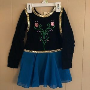 Frozen Anna ballet leotard 3-4 yo toddler new